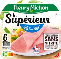 Mängden socker i Le Supérieur -25% de Sel - Conservation sans Nitrite