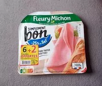 Mängden socker i Jambon simplement bon sans couenne