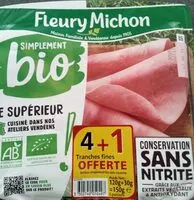 Mängden socker i Fleury Michon le supérieur bio