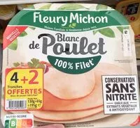 Mängden socker i Blanc de poulet 100% filet