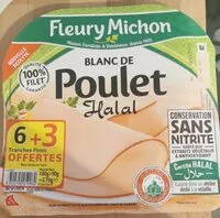 Mängden socker i Blanc de poulet Halal
