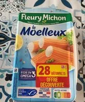 Mängden socker i Surimi Le Moelleux