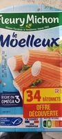 Mängden socker i Le Moelleux 34 bâtonnets