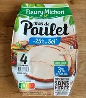 Mängden socker i Rôti de poulet