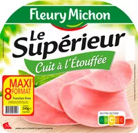 Mängden socker i Le supérieur cuit à l'étouffée - tranches fines - 8tr
