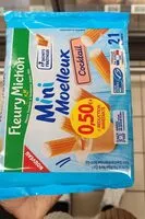 Mängden socker i Mini bâtonnet de surimi