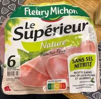 Mängden socker i Jambon Superieur Nature