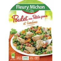 Mängden socker i Poulet aux petits pois et lardons