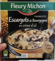 Mängden socker i Escargots de Bourgogne en Crème d'Ail