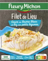 Mängden socker i Filet de Lieu Sauce au Beurre Blanc et Riz aux petits légumes
