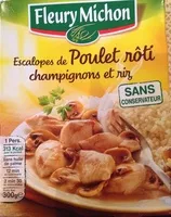 Mängden socker i Escalopes de poulet rôti