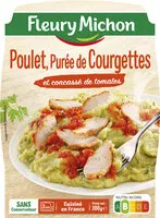 Mängden socker i Poulet & Purée de Courgettes pointe de crème fraîche