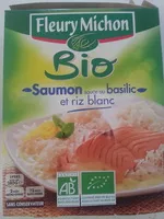 Mängden socker i saumon sauce au basilic et riz blanc