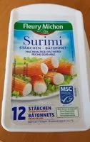 Mängden socker i Surimi