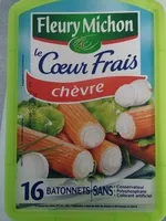 Mängden socker i le Cœur Frais chèvre (16 Bâtonnets)