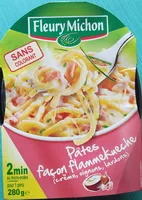 Mängden socker i Pâtes façon flemmekueche