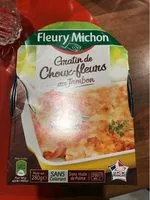 Mängden socker i Gratin De Choux Fleurs