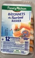 Mängden socker i Batonnets Surimi