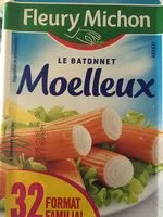 Mängden socker i Bâtonnets de surimi moelleux