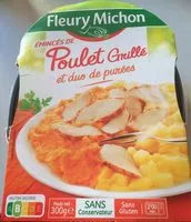 Mängden socker i Émincés de poulet grillé et duo de purées