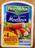 Mängden socker i Le Bâtonnet Moelleux (+ 4 Bâtonnets Gratuits soit 34 bâtonnets)