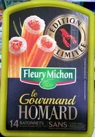 Mängden socker i le Gourmand Homard (14 Bâtonnets)