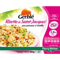 Mängden socker i Risotto de Saint Jacques* aux poireaux et lentilles
