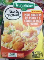 Mängden socker i Sur le pouce! Mini nuggets de poulet & coquillettes au fromage