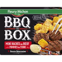 Mängden socker i BBQ IN BOX mini hachés au boeuf & pommes de terre sauce béarnaise