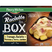 Mängden socker i RACLETTE IN BOX (fromage à raclette pommes de terre et jambon)