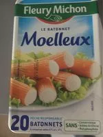 Mängden socker i Batonnet crabe