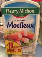 Mängden socker i Bâtonnets Surimi Moelleux