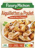 Mängden socker i Les aiguillettes de poulet et ses pommes de terre champignons