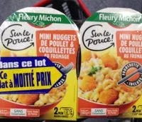 Mängden socker i Mini nuggets de poulet et coquillettes au fromage