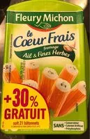 Mängden socker i le coeur frais ail & fines herbes