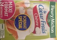 Mängden socker i Le coeur frais chèvre