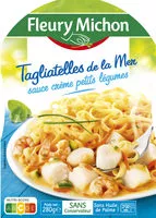 Mängden socker i Tagliatelles de la mer, sauce crème, petits légumes