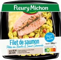 Mängden socker i Filet de saumon & pâtes au basilic, sauce citron