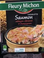 Mängden socker i Cassolette Saumon sabayon citronné et champignons