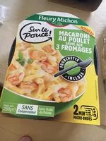 Mängden socker i Macaroni au poulet sauce aux 3 fromages