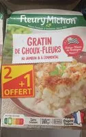 Mängden socker i Gratin choux fleurs