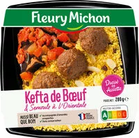 Mängden socker i Keftas de boeuf & semoule à l'orientale