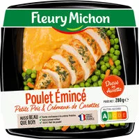 Mängden socker i Poulet émincé petits pois & crémeux de carottes