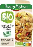 Mängden socker i Tajine de veau aux légumes & semoule