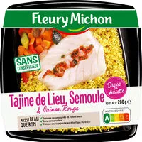 Mängden socker i Tajine de lieu & quinoa rouge, semoule