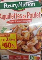 Mängden socker i Aiguillettes de Poulet