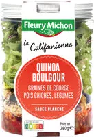 Mängden socker i SALAD JAR - La Californienne - Boulgour quinoa, graines de courge, pois chiches, légumes, sauce blanche