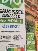 Mängden socker i Saucisses grillées