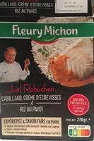 Mängden socker i Cabillaud, crème d'écrevisses, riz au pavot