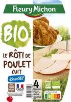 Mängden socker i Le Rôti de poulet, Bio - 4 tranches